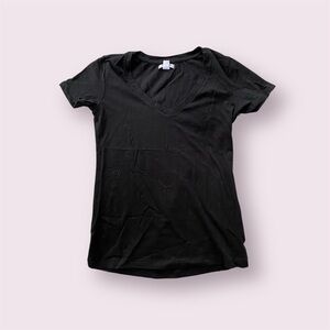 Ardene Classic Black V-Neck Top